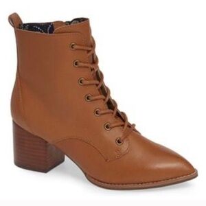 Seychelles Trench Chestnut Lace-Up Boots